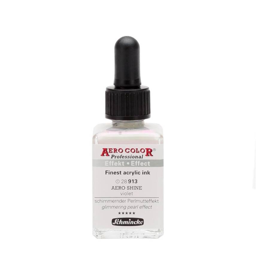 Schmincke Aero Color Acrylic Ink 28 ml 913 Aero Shine Violet - 1