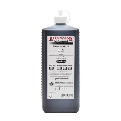 Schmincke Aero Color Akrilik Mürekkep 1000 ml 702 Black
