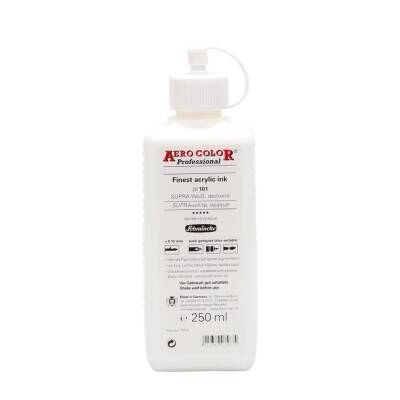 Schmincke Aero Color Akrilik Mürekkep 250 ml 101 Supra White Opaque - 2