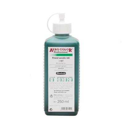 Schmincke Aero Color Akrilik Mürekkep 250 ml 501 Brilliant Green - 1