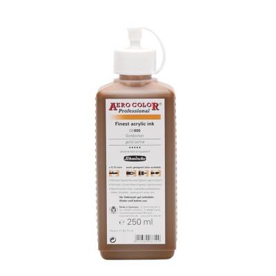 Schmincke Aero Color Akrilik Mürekkep 250 ml 600 Gold Ochre - 1