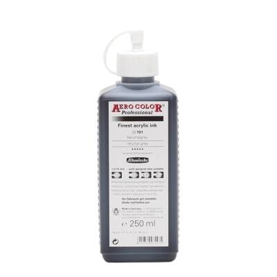 Schmincke Aero Color Akrilik Mürekkep 250 ml 701 Neutral Grey - 1
