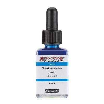 Schmincke Aero Color Akrilik Mürekkep 28 ml 041 Sky Blue - 1