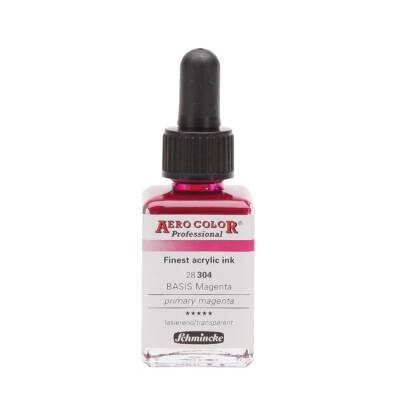 Schmincke Aero Color Akrilik Mürekkep 28 ml 304 Primary Magenta - 3