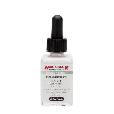 Schmincke Aero Color Akrilik Mürekkep 28 ml 914 Aero Shine Turquoise