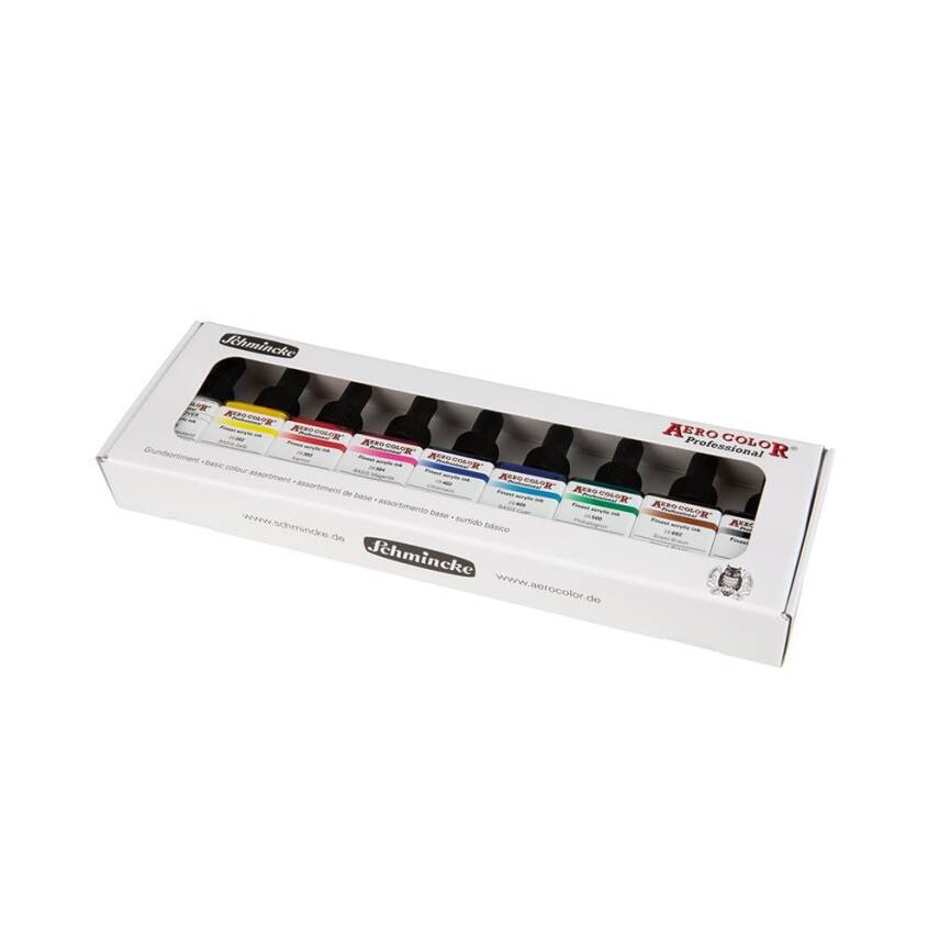 Schmincke Aero Color Akrilik Mürekkep Set 9x28ml - 3