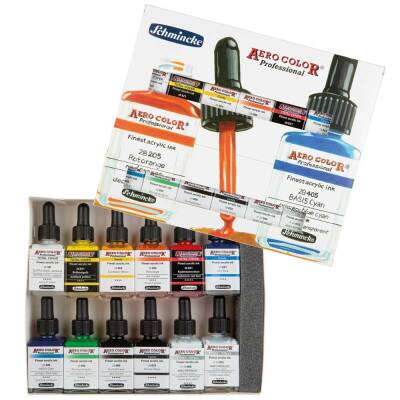 Schmincke Aerocolor Liquid Acrylic Set 12x28 ml - 2