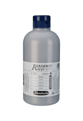 Schmincke Akademie Acryl Color Acrylic Paint 500 ml 800 Silver