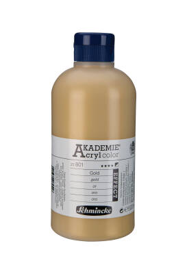 Schmincke Akademie Acryl Color Acrylic Paint 500 ml 801 Gold
