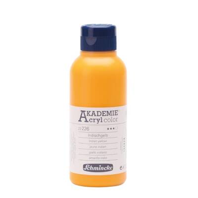Schmincke Akademie Acryl Color Akrilik Boya 250 ml 226 Indian Yellow - 1