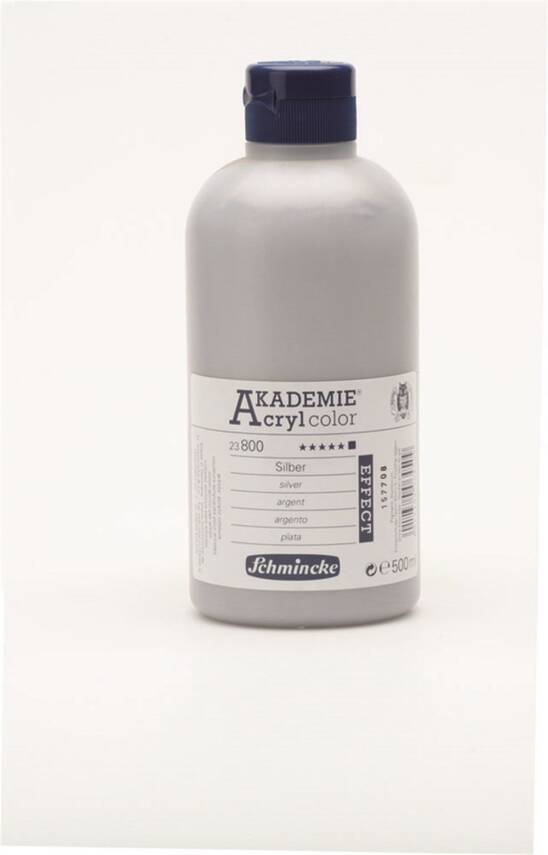 Schmincke Akademie Acryl Color Akrilik Boya 500 ml 800 Silver - 6