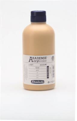 Schmincke Akademie Acryl Color Akrilik Boya 500 ml 801 Gold