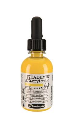 Schmincke Akademie Acrylic Ink 50 ml 223 Cadmium Yellow Hue