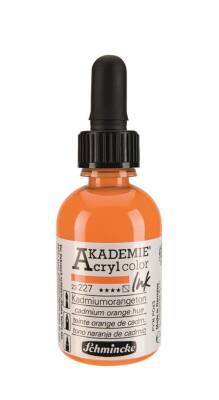 Schmincke Akademie Acrylic Ink 50 ml 227 Cadmium Orange Hue