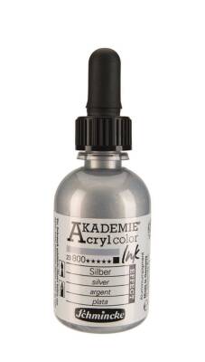 Schmincke Akademie Acrylic Ink 50 ml 800 Silver