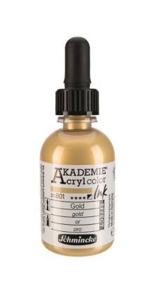 Schmincke Akademie Acrylic Ink 50 ml 801 Gold