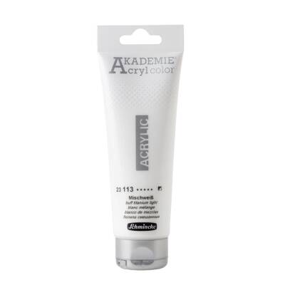 Schmincke Akademie Acrylic Paint 120 ml 113 Buff Titanium Light