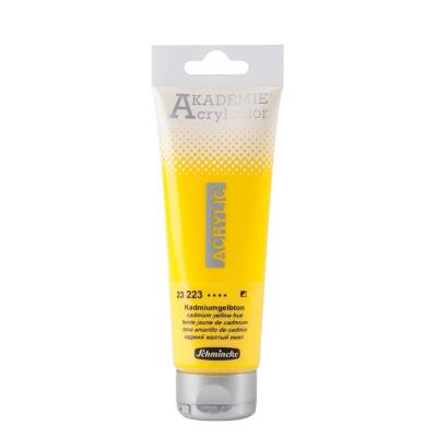 Schmincke Akademie Acrylic Paint 120 ml 223 Cadmium Yellow Hue