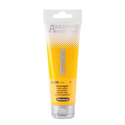 Schmincke Akademie Acrylic Paint 120 ml 226 Indian Yellow