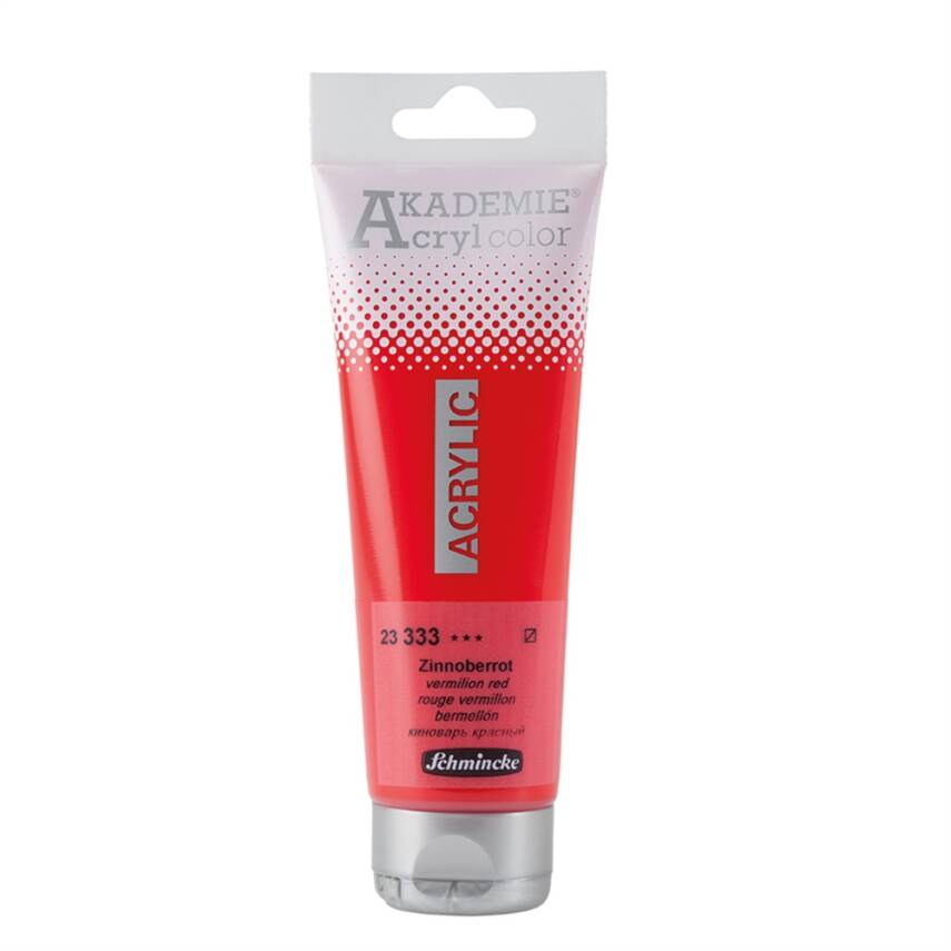 Schmincke Akademie Acrylic Paint 120 ml 333 Vermilion Red - 1