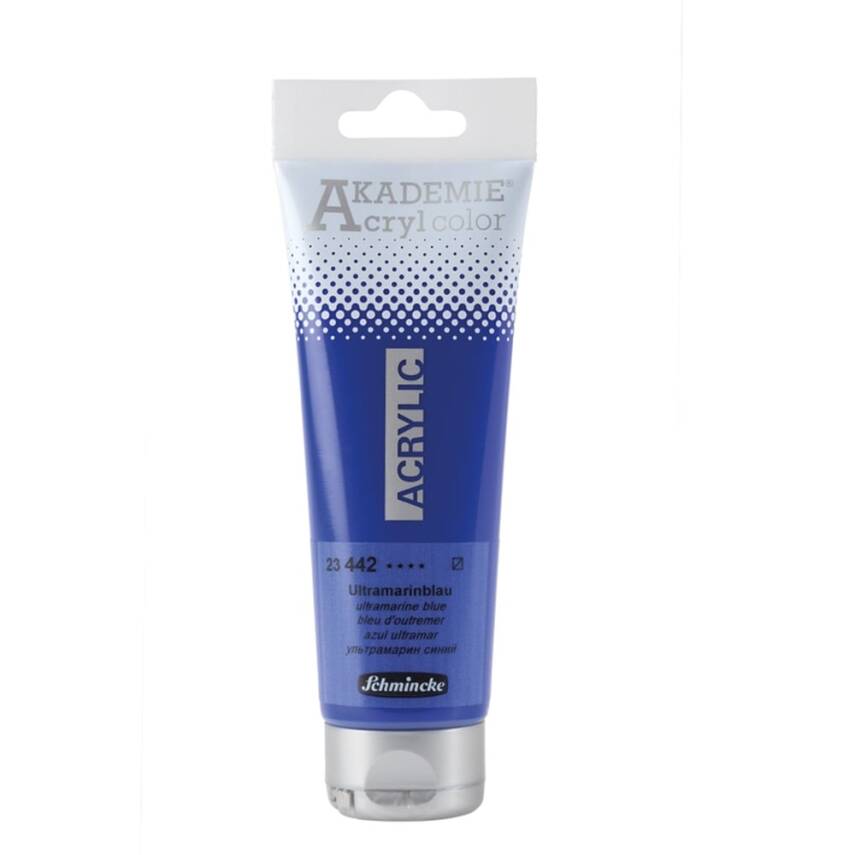 Schmincke Akademie Acrylic Paint 120 ml 442 Ultramarine Blue - 1