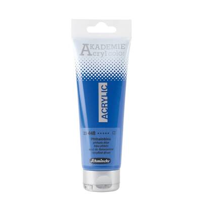 Schmincke Akademie Acrylic Paint 120 ml 448 Phthalo Blue