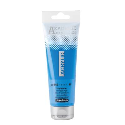 Schmincke Akademie Acrylic Paint 120 ml 449 Cerulean Blue