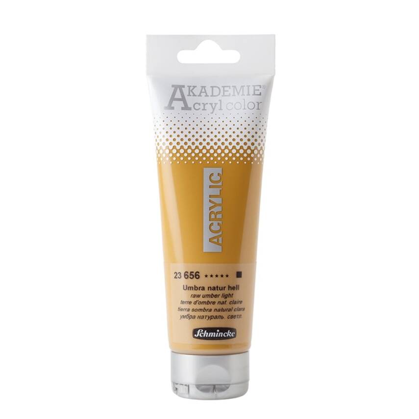 Schmincke Akademie Acrylic Paint 120 ml 656 Raw Umber Light - 1