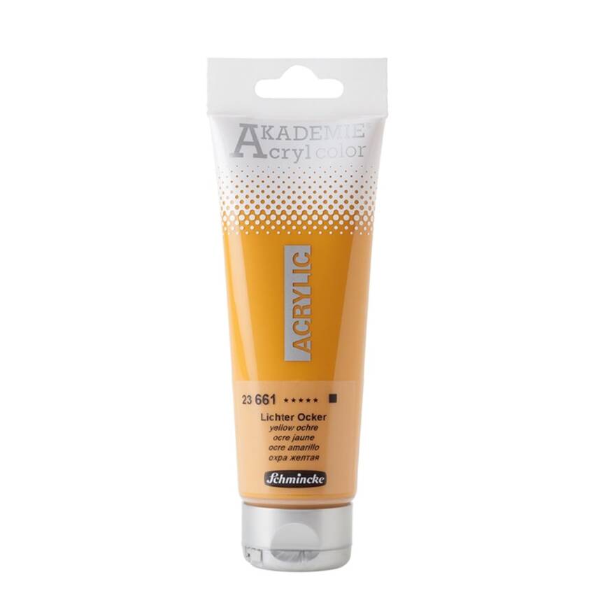 Schmincke Akademie Acrylic Paint 120 ml 661 Yellow Ocher - 1