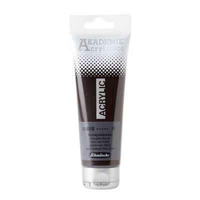 Schmincke Akademie Acrylic Paint 120 ml 668 Vandyke Brown