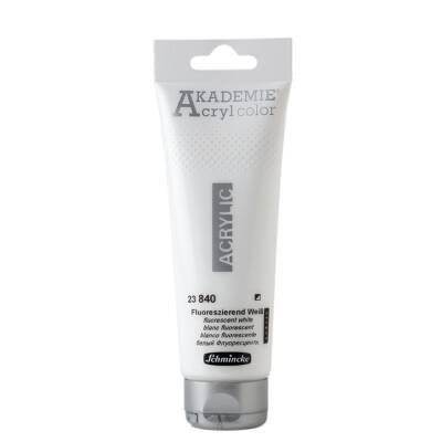 Schmincke Akademie Acrylic Paint 120 ml 840 Fluorescent White