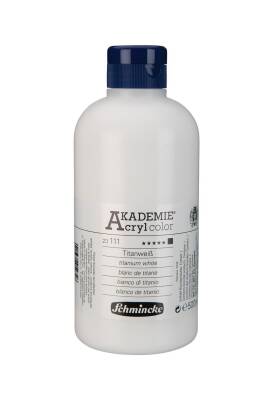 Schmincke Akademie Acrylic Paint 500 ml 111 Titanium White