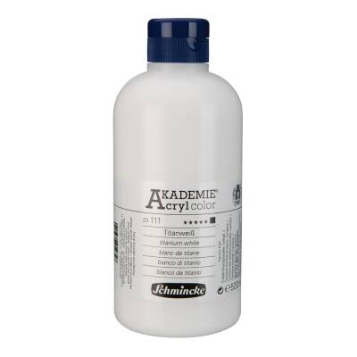 Schmincke Akademie Acrylic Paint 500 ml 111 Titanium White - 1