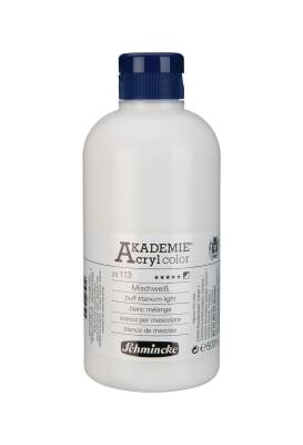Schmincke Akademie Acrylic Paint 500 ml 113 Mixing White