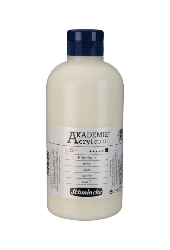 Schmincke Akademie Acrylic Paint 500 ml 221 İvory - 1