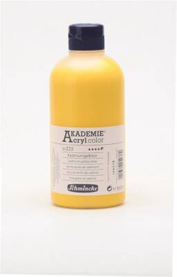 Schmincke Akademie Acrylic Paint 500 ml 223 Cadmium Yellow Hue