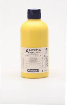Schmincke Akademie Acrylic Paint 500 ml 224 Primary Yellow
