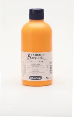 Schmincke Akademie Acrylic Paint 500 ml 226 Indian Yellow
