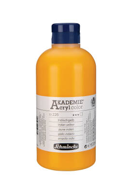 Schmincke Akademie Acrylic Paint 500 ml 226 Indian Yellow