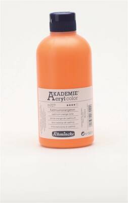 Schmincke Akademie Acrylic Paint 500 ml 227 Cadmium Orange Hue