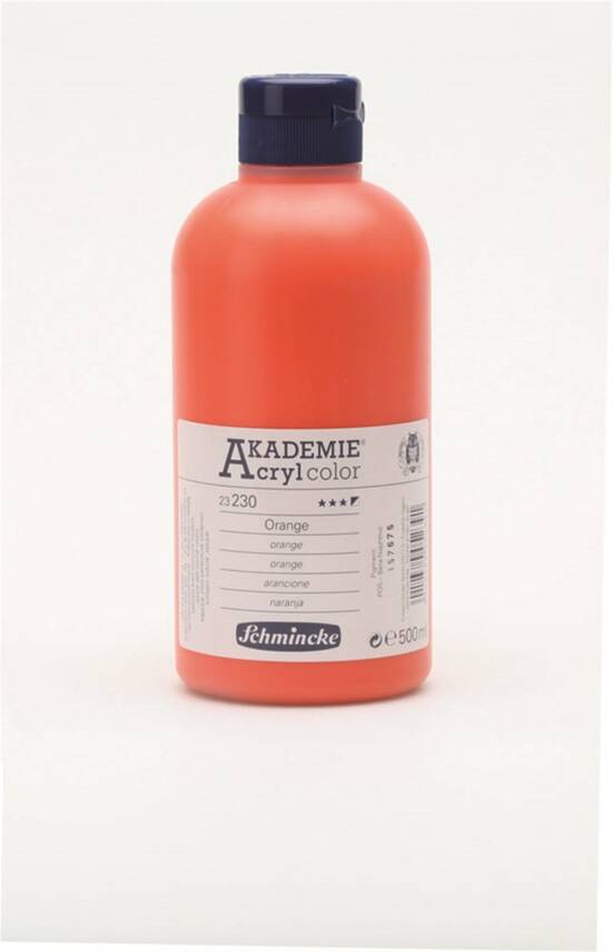 Schmincke Akademie Acrylic Paint 500 ml 230 Orange - 1