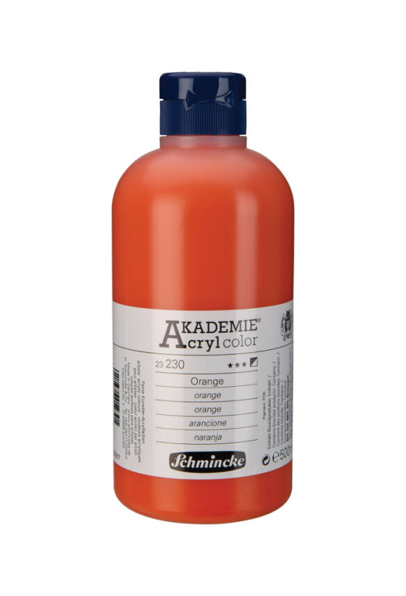 Schmincke Akademie Acrylic Paint 500 ml 230 Orange - 1