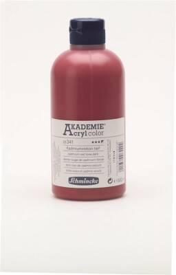 Schmincke Akademie Acrylic Paint 500 ml 341 Cadmium Red Hue Dark