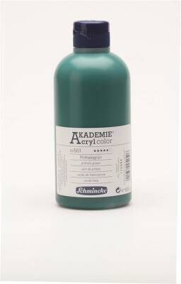 Schmincke Akademie Acrylic Paint 500 ml 551 Phthalo Green