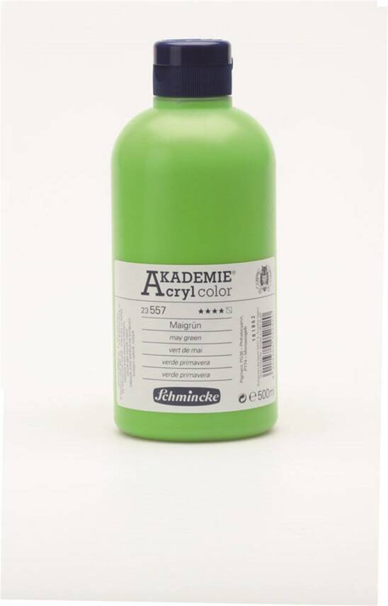 Schmincke Akademie Acrylic Paint 500 ml 557 May Green - 1