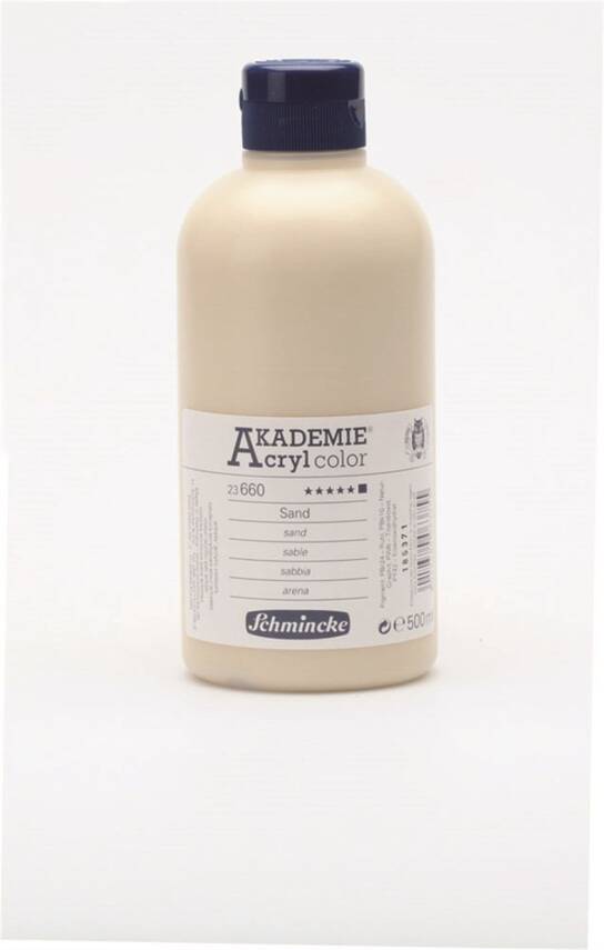 Schmincke Akademie Acrylic Paint 500 ml 660 Sand - 1