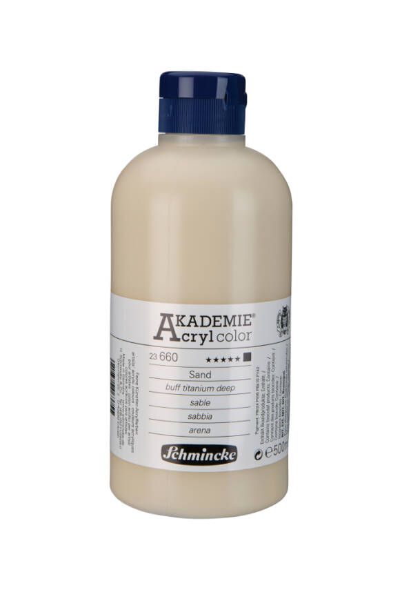 Schmincke Akademie Acrylic Paint 500 ml 660 Sand - 1