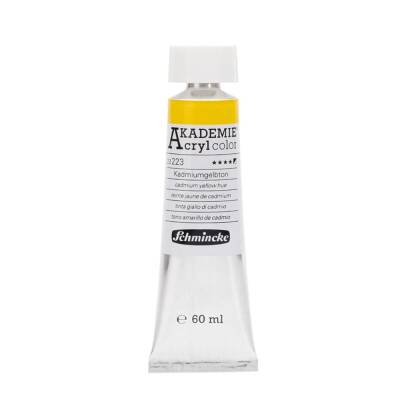 Schmincke Akademie Acrylic Paint 60 ml 223 Cadmium Yellow Hue - 1