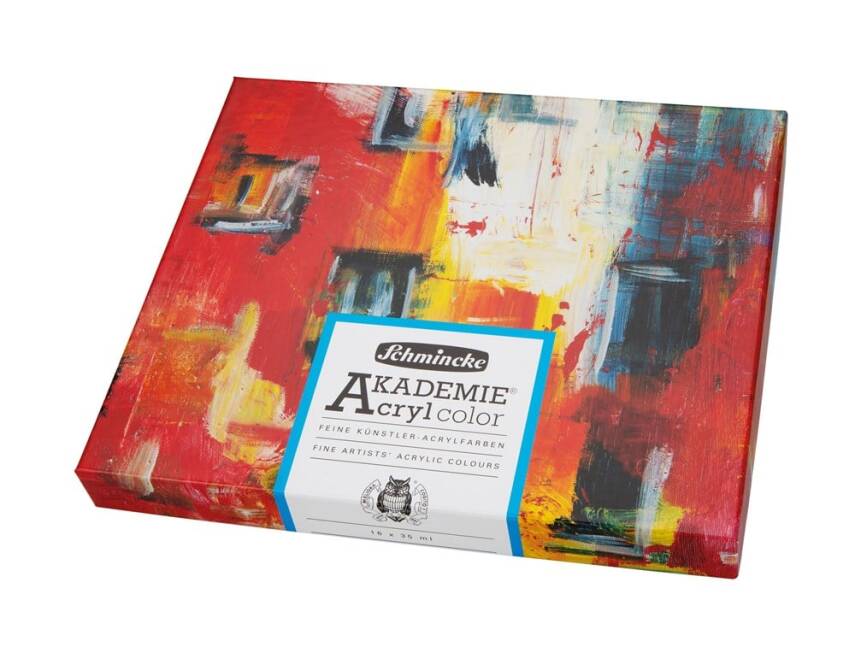 Schmincke Akademie Acrylic Paint Set 16 x 35 ml - 1