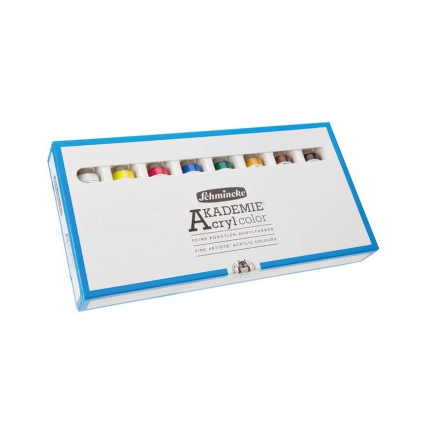 Schmincke Akademie Acrylic Paint Set 8 x 20 ml - 1